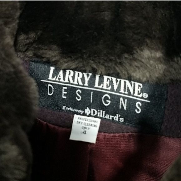 VINTAGE 60’S LARRY LEVINE WOOL & CASHMERE LONG WOOL COAT OFFERS ACCEPTED - Picture 4 of 7